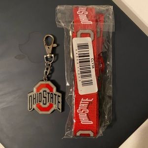 Ohio state lanyard and keychain